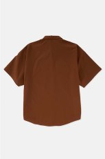 画像2: DIGAWEL  Oversized S/S Shirt (Brown) (2)