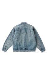 画像2: OLD JOE   RIVETED ONE POCKET JEAN JACKET (FADE INDIGO) (2)