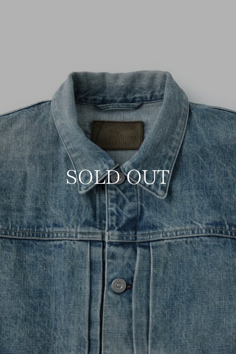 画像3: OLD JOE   RIVETED ONE POCKET JEAN JACKET (FADE INDIGO) (3)