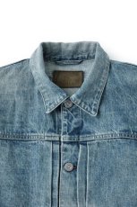 画像3: OLD JOE   RIVETED ONE POCKET JEAN JACKET (FADE INDIGO) (3)