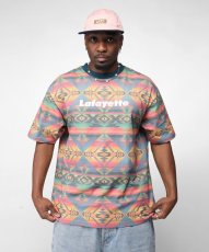 画像4: LFYT  NAVAJO NAITIVE PATTERN Lafayette LOGO TEE (ORANGE) (4)