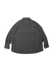 画像2: COOTIE   Pigment Dyed Hard Twisted Yarn CPO Jacket (Black) (2)