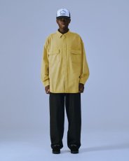画像4: COOTIE   Pigment Dyed Hard Twisted Yarn CPO Jacket (Yellow) (4)