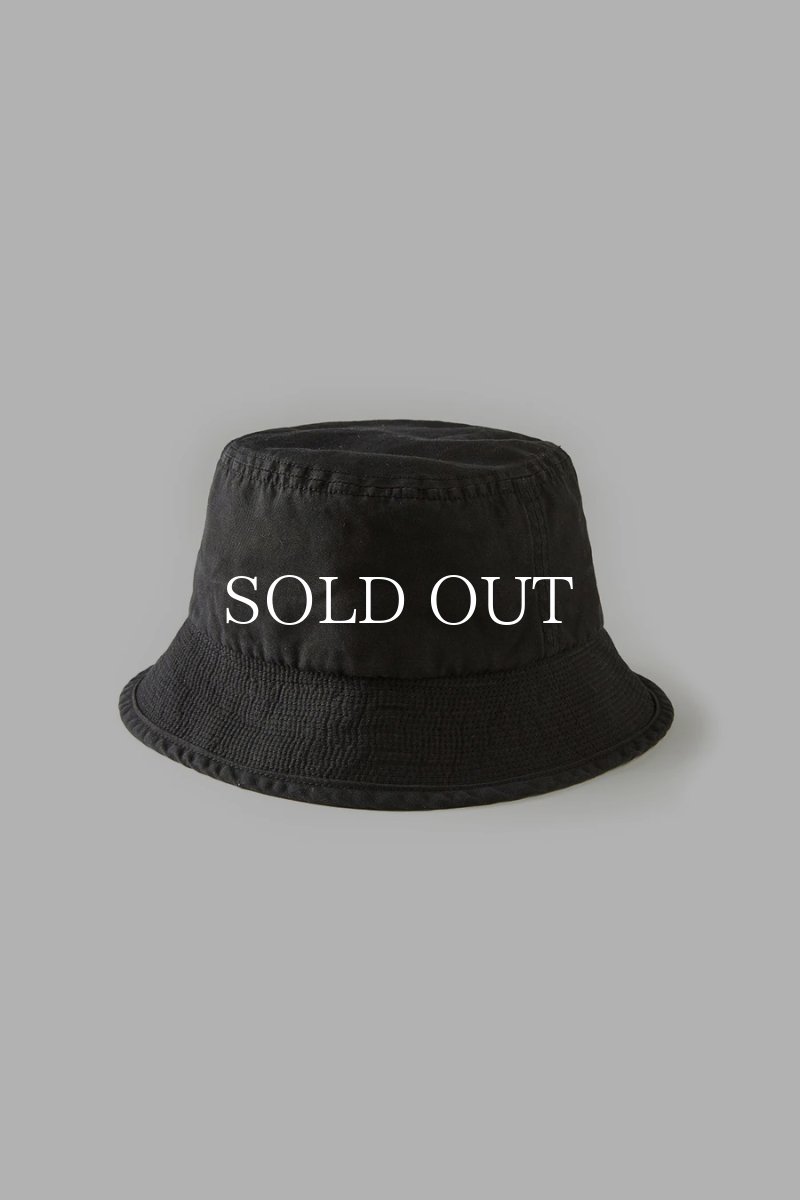 画像1: OLD JOE   DISTRESSED BUCKET HAT (BLACK) (1)