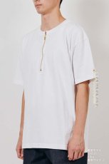 画像7: DIGAWEL  T-shirt(ready-made) Zip (White) (7)