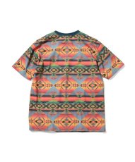 画像2: LFYT  NAVAJO NAITIVE PATTERN Lafayette LOGO TEE (ORANGE) (2)