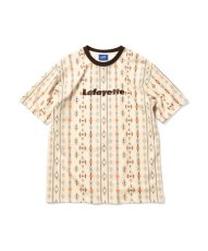 画像1: LFYT  NAVAJO NAITIVE PATTERN Lafayette LOGO TEE (SAND) (1)