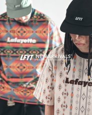 画像6: LFYT  NAVAJO NAITIVE PATTERN Lafayette LOGO TEE (SAND) (6)