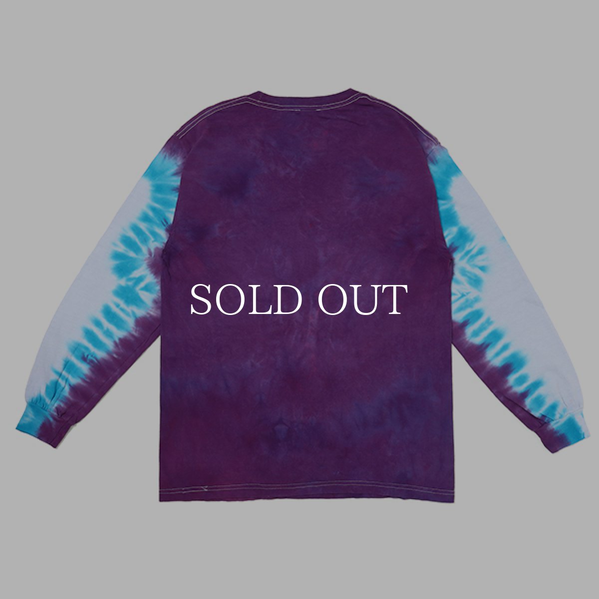 画像2: CHALLENGER  L/S TIE DYE MASK TEE (PURPLE TIE DYE) (2)