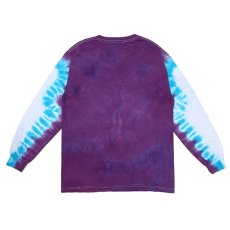 画像2: CHALLENGER  L/S TIE DYE MASK TEE (PURPLE TIE DYE) (2)