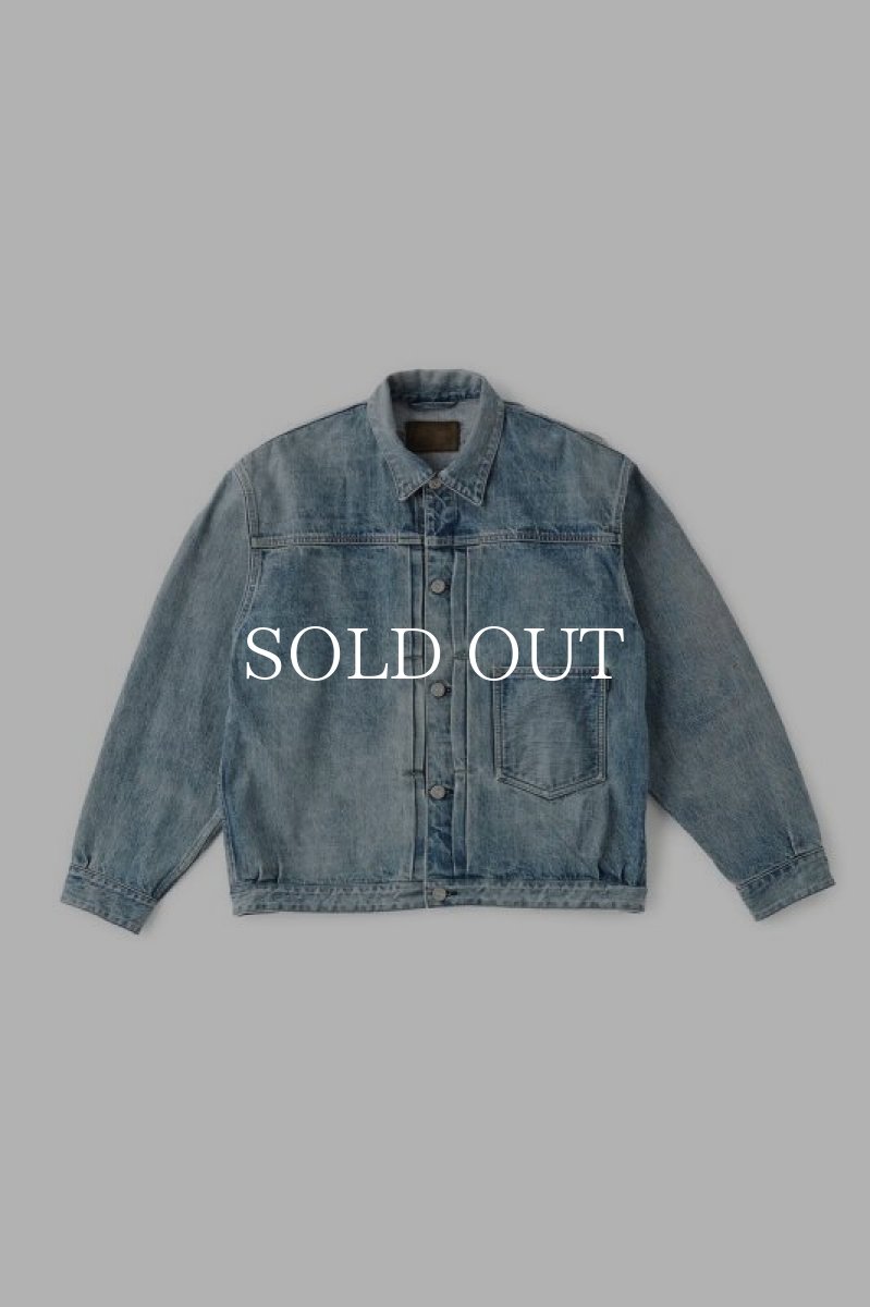 画像1: OLD JOE   RIVETED ONE POCKET JEAN JACKET (FADE INDIGO) (1)