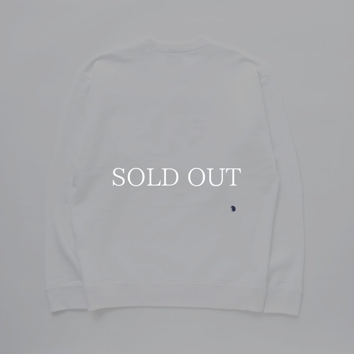 画像2: RATS  BIG LOGO CREW NECK SWEAT (WHITE) (2)