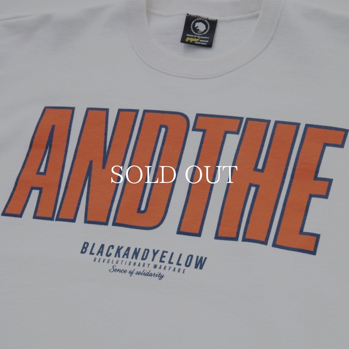 画像4: RATS  BIG LOGO CREW NECK SWEAT (WHITE) (4)