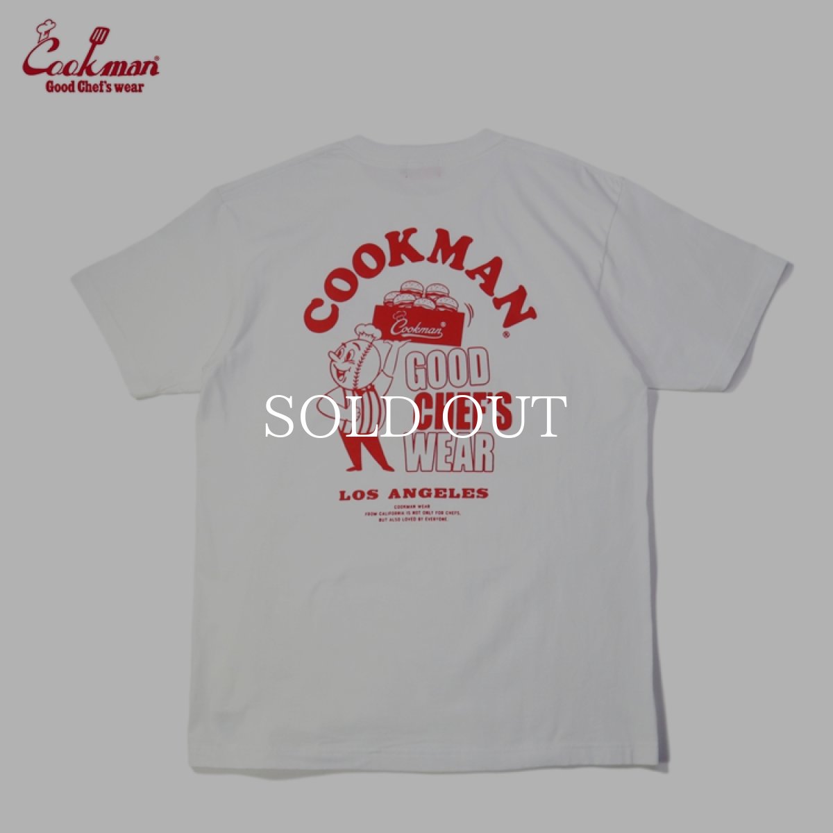 画像1: COOKMAN  Tシャツ Food Vendor (White) (1)