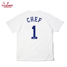 画像1: COOKMAN  Tシャツ No.1 Chef (White) (1)