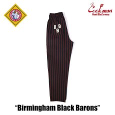 画像2: COOKMAN  Chef Pants Birmingham Black Barons (Black) (2)