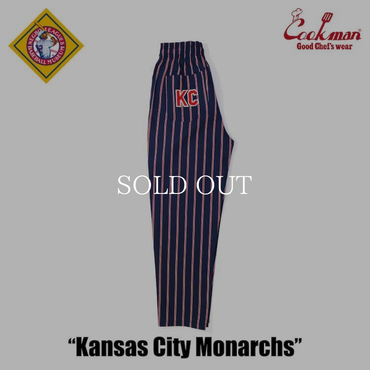 画像2: COOKMAN  Chef Pants Kansas City Monarchs (Navy) (2)