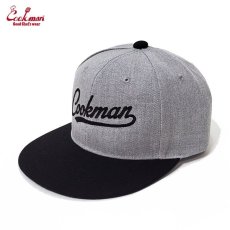 画像1: COOKMAN  ベースボールキャップ Baseball Cap Uniform Logo (Gray) (1)