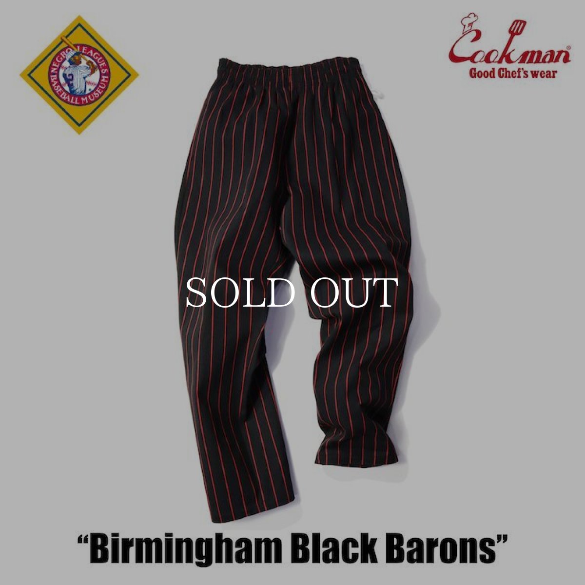 画像13: COOKMAN  Chef Pants Birmingham Black Barons (Black) (13)