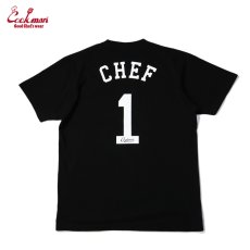 画像1: COOKMAN  Tシャツ No.1 Chef (Black) (1)