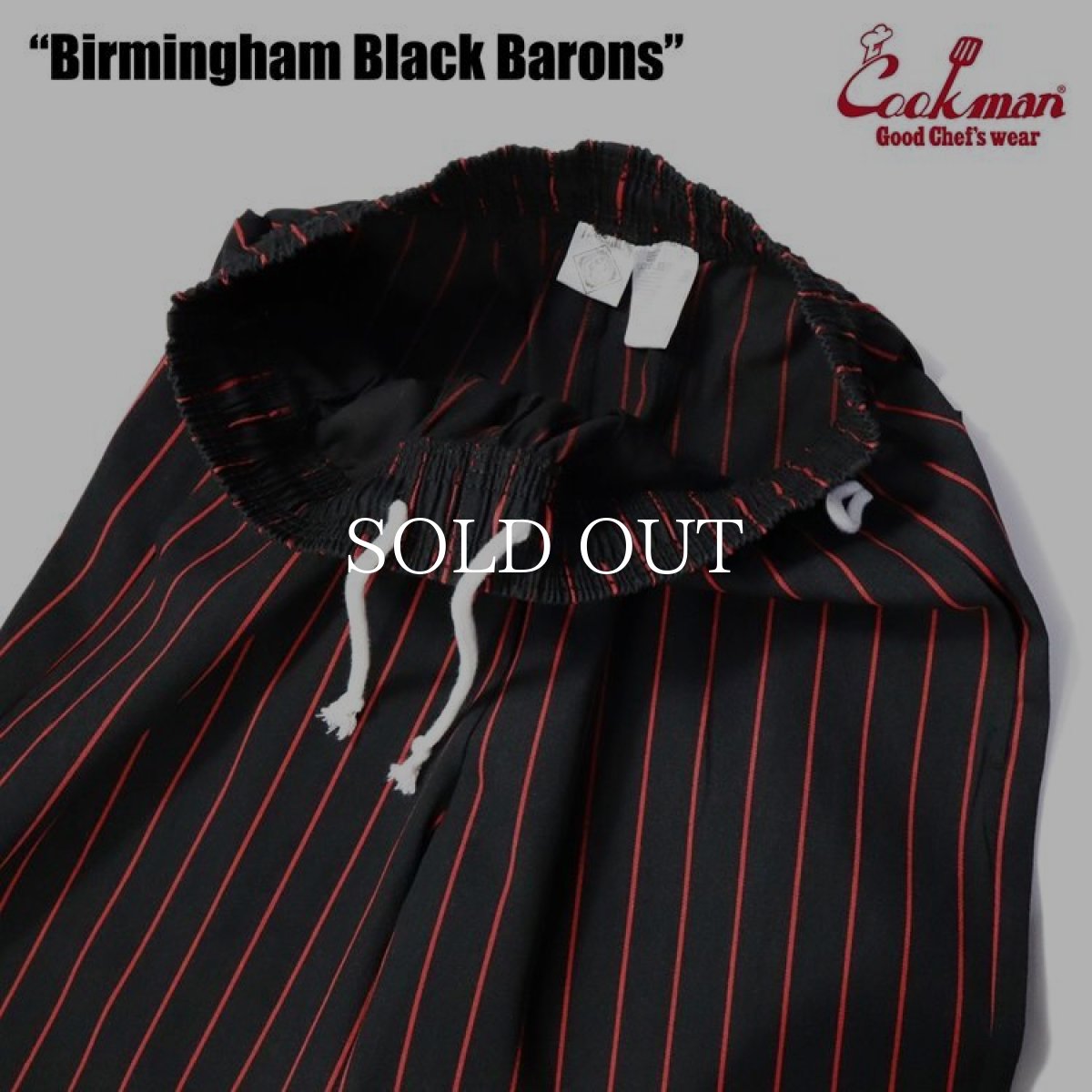 画像5: COOKMAN  Chef Pants Birmingham Black Barons (Black) (5)