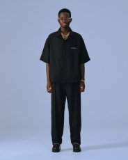 画像7: COOTIE   Polyester Twill Fly Front S/S Shirt (Black) (7)