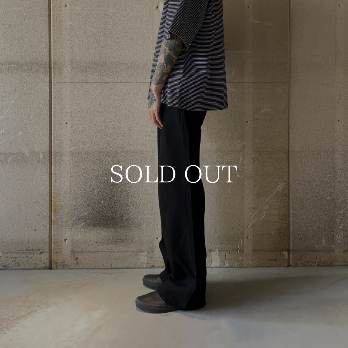 画像8: MINEDENIM  W.Straight 5pocket OWS (BLK) (8)