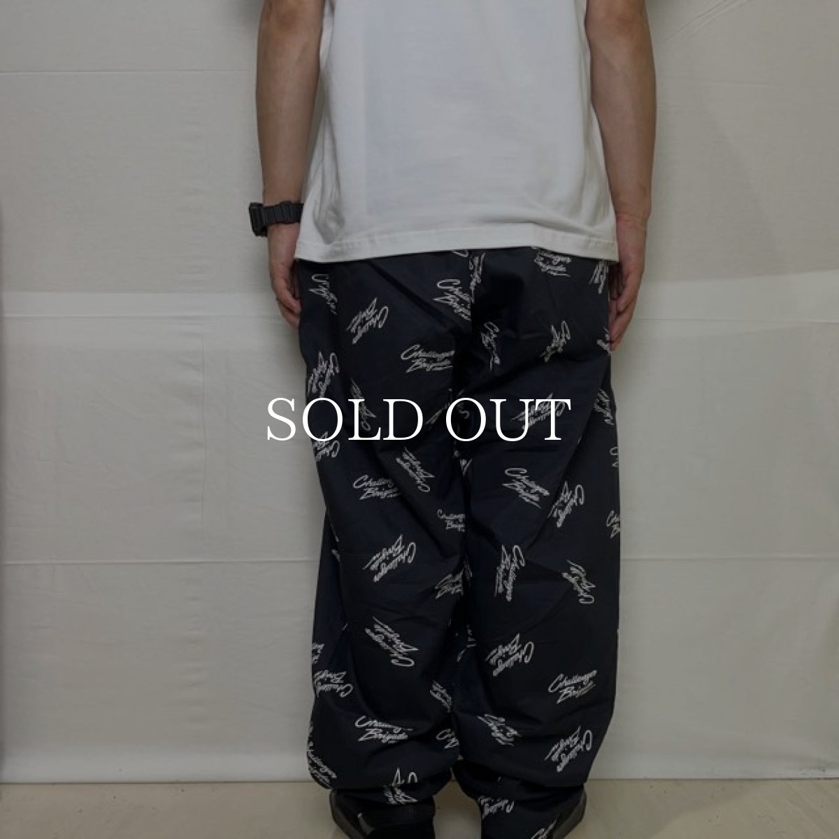 画像8: CHALLENGER  MULTI SIGNATURE PANTS (BLACK) (8)