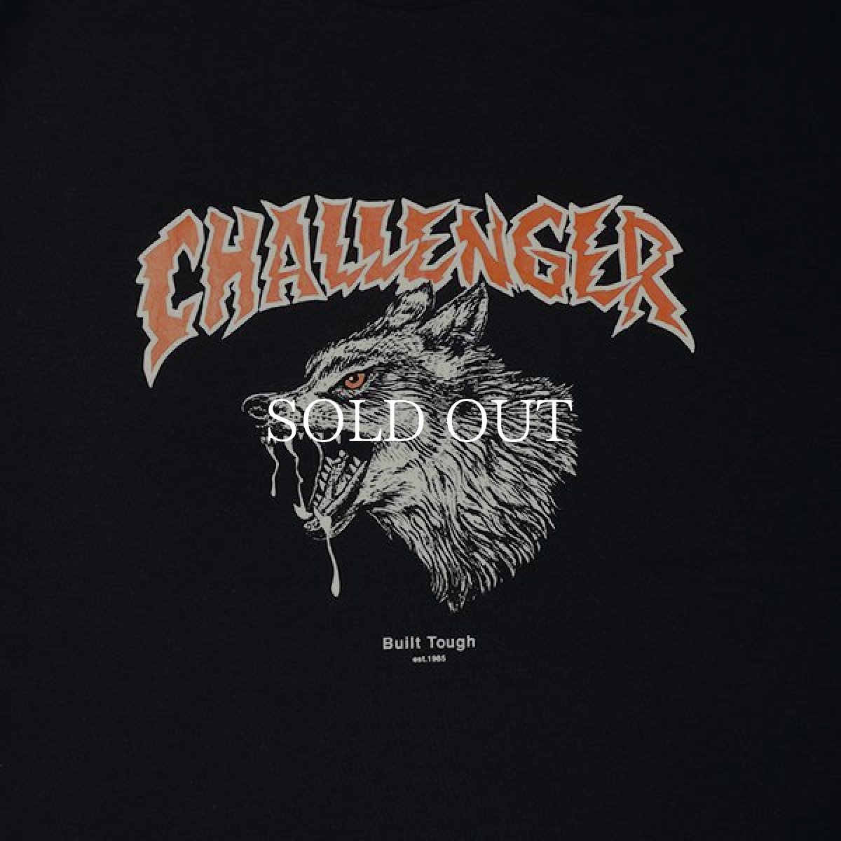 画像2: CHALLENGER  ZOMBIE WOLF TEE (BLACK) (2)