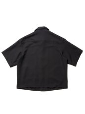 画像5: COOTIE   Polyester Twill Fly Front S/S Shirt (Black) (5)
