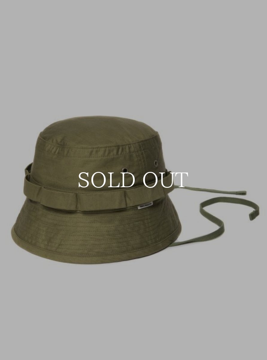 画像1: COOTIE   Back Satin Boonie Bucket Hat (Olive) (1)