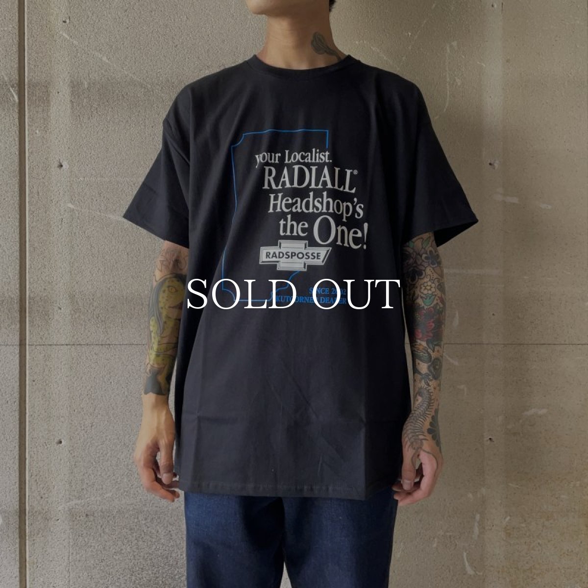 画像5: RADIALL  TOKING - CREW NECK T-SHIRT S/S (Black) (5)