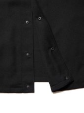 画像2: COOTIE   Polyester Twill Fly Front S/S Shirt (Black) (2)