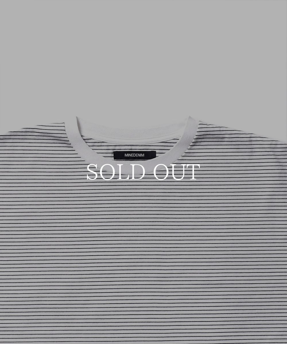 画像3: MINEDENIM  Micro Border Loose T-SH (WPT) (3)