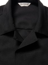 画像4: COOTIE   Polyester Twill Fly Front S/S Shirt (Black) (4)