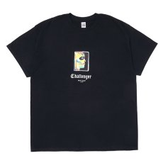 画像1: CHALLENGER  FACE TEE (BLACK) (1)