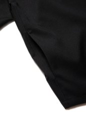 画像3: COOTIE   Polyester Twill Fly Front S/S Shirt (Black) (3)