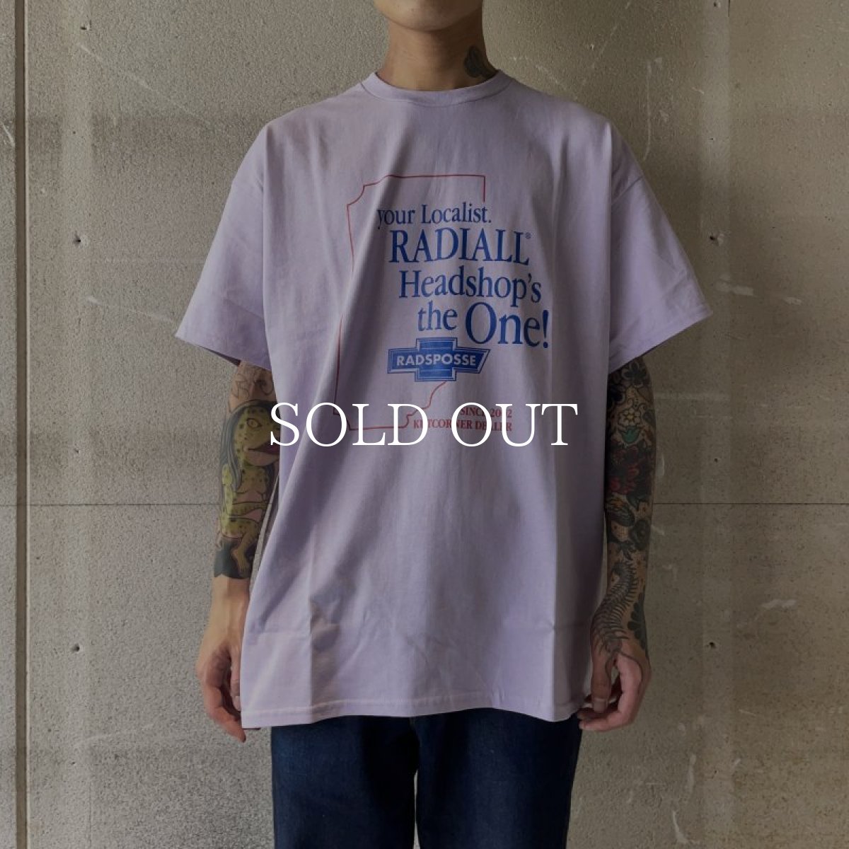 画像5: RADIALL  TOKING - CREW NECK T-SHIRT S/S (Purple) (5)