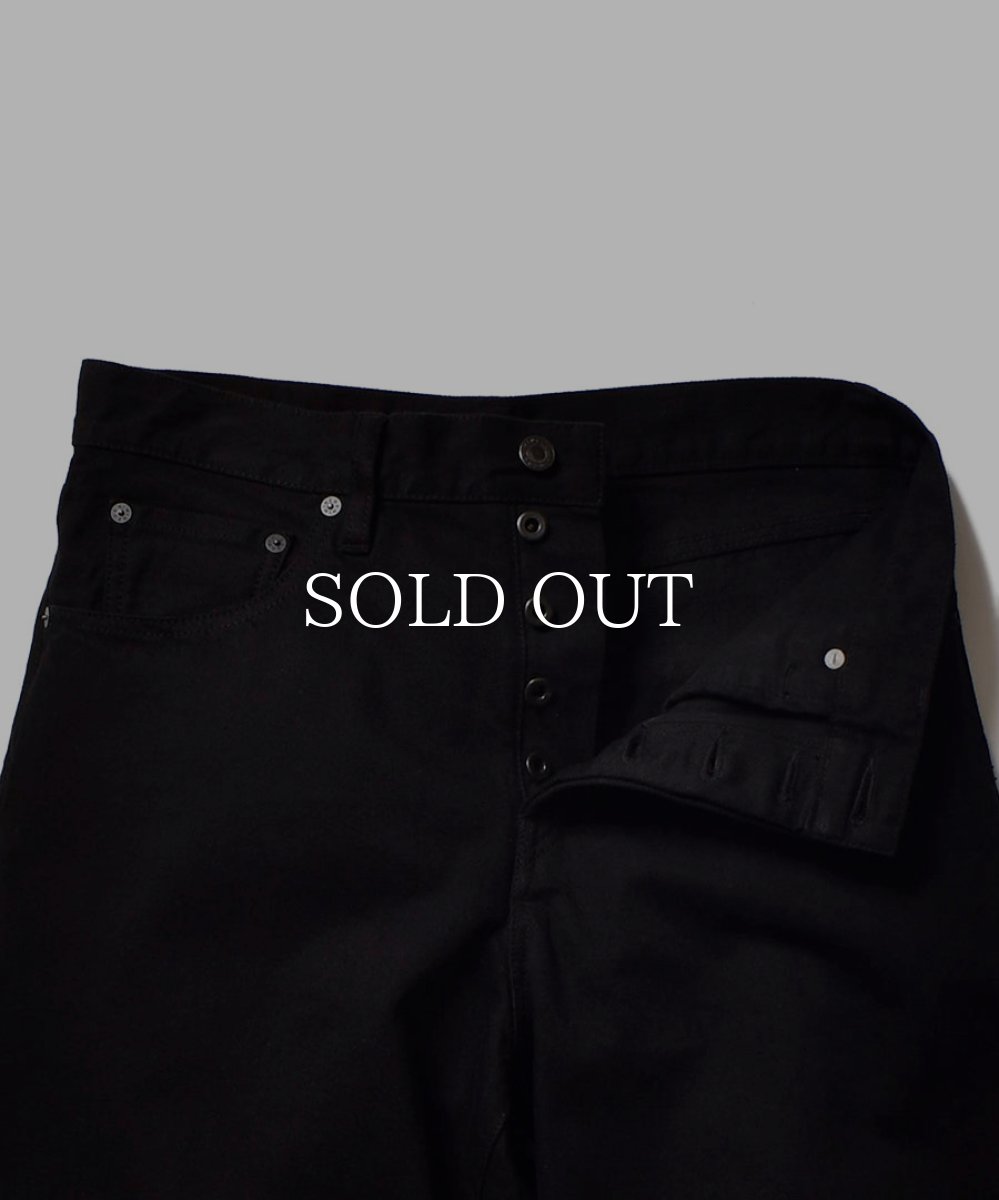 画像4: MINEDENIM  W.Straight 5pocket OWS (BLK) (4)