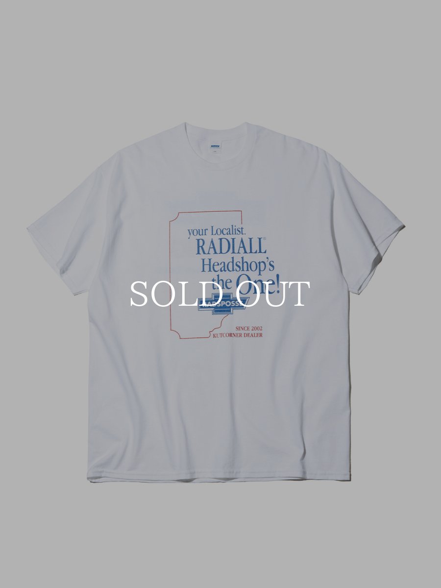 画像1: RADIALL  TOKING - CREW NECK T-SHIRT S/S (White) (1)