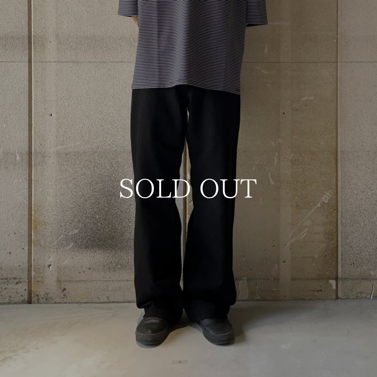 画像7: MINEDENIM  W.Straight 5pocket OWS (BLK) (7)