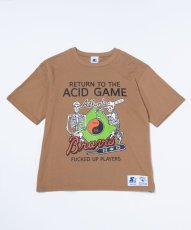 画像1: Black Weirdos  STARTER ACIDGAME Tee (Beige) (1)