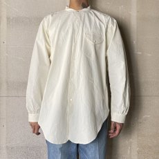 画像7: OLD JOE   BAND COLLAR LONG TAIL SHIRTS (BONE) (7)