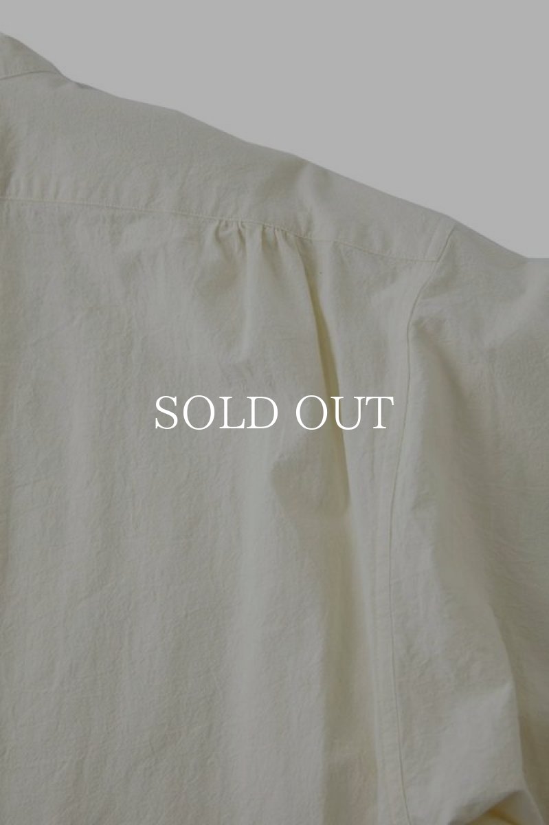 画像5: OLD JOE   BAND COLLAR LONG TAIL SHIRTS (BONE) (5)