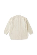 画像2: OLD JOE   BAND COLLAR LONG TAIL SHIRTS (BONE) (2)