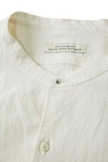 画像3: OLD JOE   BAND COLLAR LONG TAIL SHIRTS (BONE) (3)