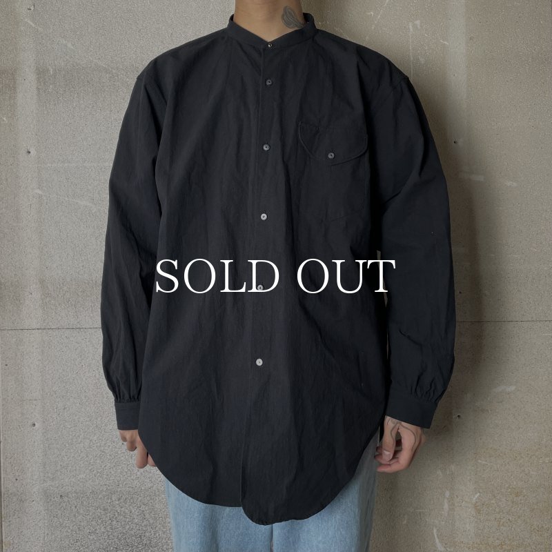 OLD JOE BAND COLLAR LONG TAIL SHIRTS (BLACK) 231OJ-SH01 公式通販