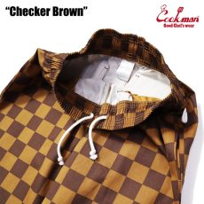 画像4: COOKMAN  Chef Pants Short Checker (Brown) (4)