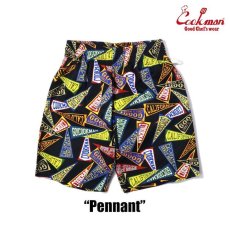 画像2: COOKMAN  Chef Pants Short Pennant (Black) (2)