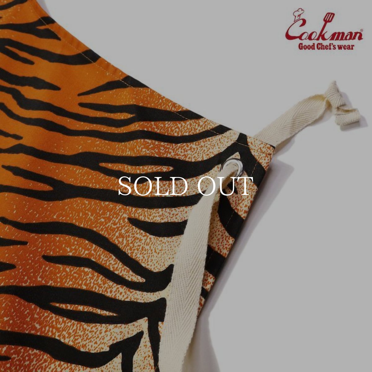 画像3: COOKMAN  Long Apron Tiger (Orange) (3)